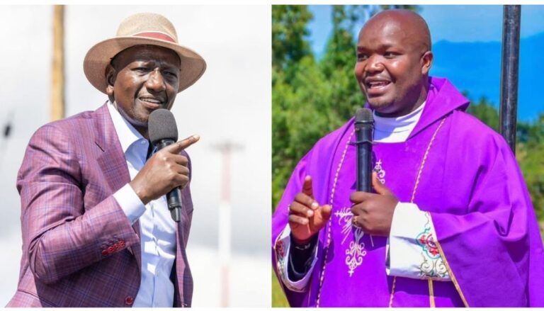 Ruto breaks silence after the murder of a catholic priest