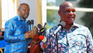 Saboti MP Caleb Amisi has launched a scathing attack on Farouk Kibet, accusing him of undermining elected leaders from the Western Region. 