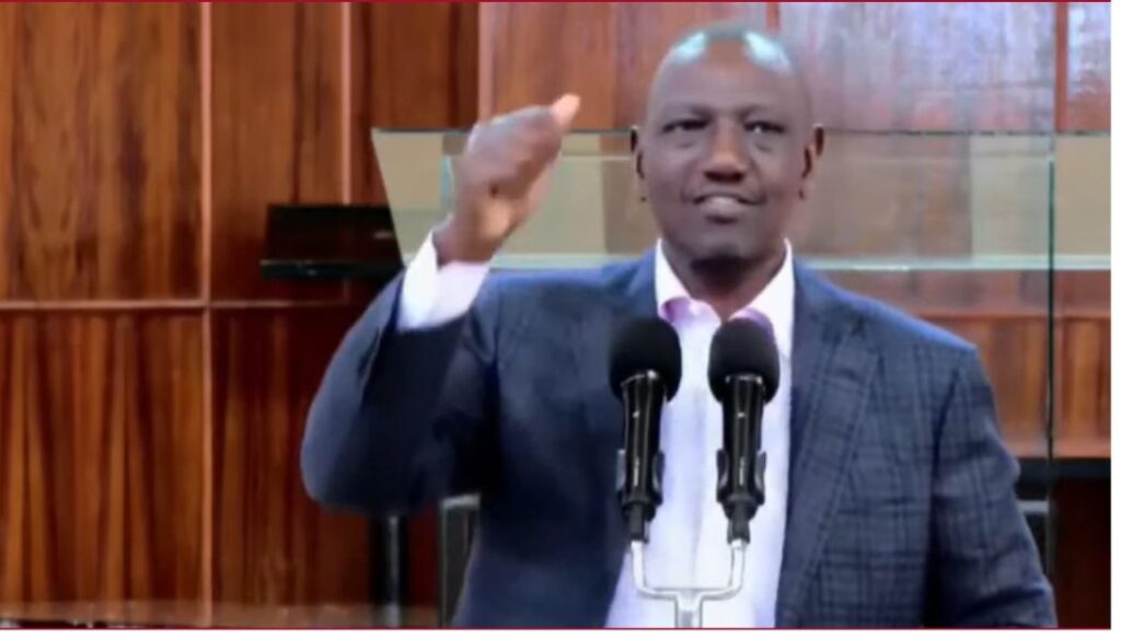 Ruto promise to rebuild church