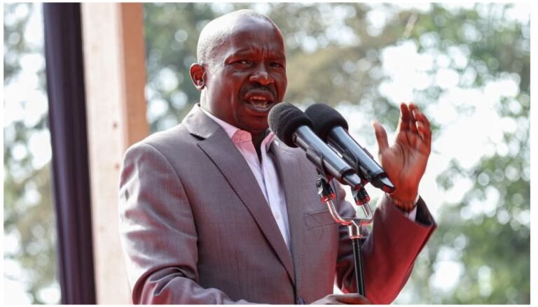 Deputy President Kithure Kindiki has responded to former Deputy President Rigathi Gachagua over his remarks on Mt. Kenya musicians who visited the DP's office.