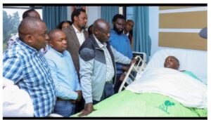Juja Member of Parliament George Koimburi was poisoned with a chemical that has paralysed his vocal cords, according to former Deputy President Rigathi Gachagua. 
