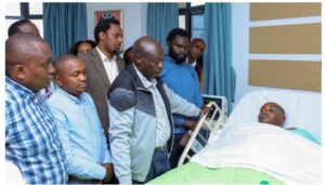 Ruto allied MPs denied access to MP George Koimburi at Karen Hospital