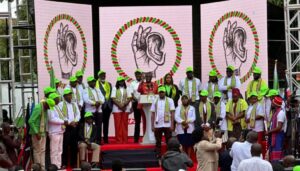 Former Deputy President Rigathi Gachagua has unveiled theFormer Deputy President Rigathi Gachagua has unveiled the leadership of the Democracy for Citizens Party (DCP ). leadership of the Democracy for Citizens Party (DCP ).