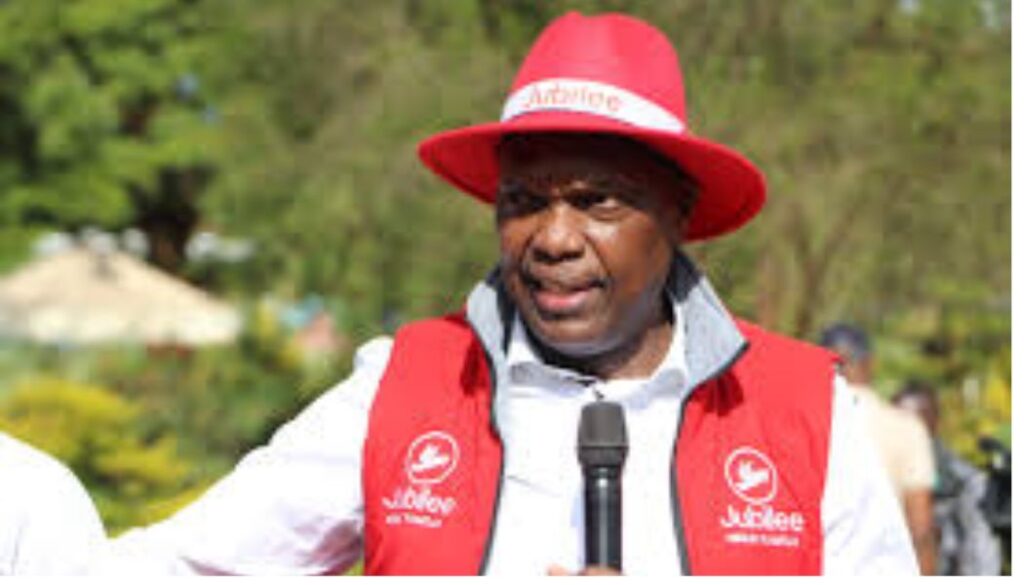 Jeremiah Kioni scoffs at Gachagua’s DCP party, stresses Jubilee’s allegiance to Matiang’i.