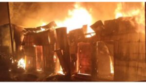 Traders count losses as the Gikomba market is hit by another fire barely two months later.