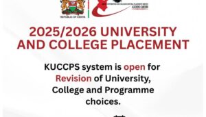 The Kenya Universities and Colleges Central Placement Service (KUCCPS) has reopened its portal for the second revision of university and college programme choices. 