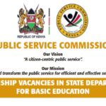 Public Service Commission (PSC) has announced 1,000 internship vacancies in the Ministry of Education’s State Department for Basic Education under the Digital Literacy Programme (DLP) Cohort 4. 