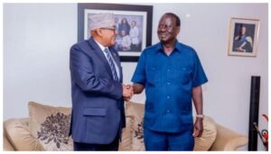 ODM Party Leader Raila Odinga on Monday, June 2, hosted Somaliland President Abdirahman Mohamed Abdillahi at his Karen residence.