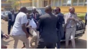 Governor Natembeya staff team allegedly arrested by plainclothes officers at Milimani Law Court.