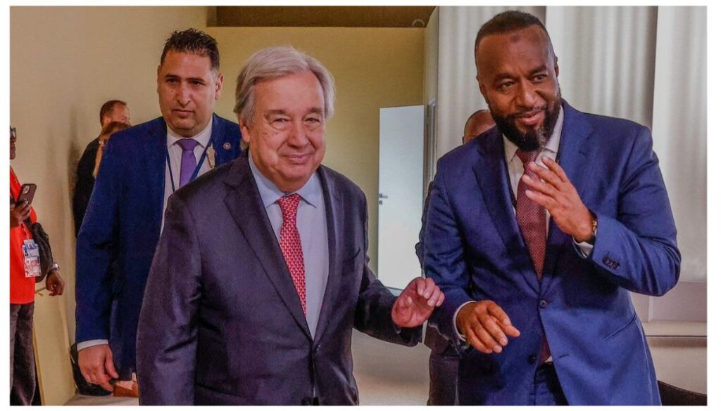 Mining and Blue Economy Cabinet Secretary Hassan Joho has been elected as the Vice President of the 3rd United Nations Ocean Conference (UNOC 3).