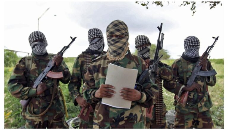 Two suspected Al-Shabaab militants were killed in a security operation along the Alungu-Elwak road in Mandera County.