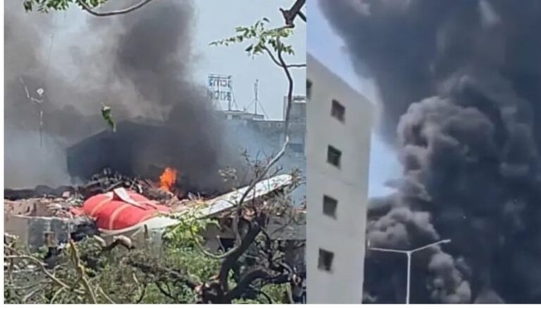 At least 30 killed as Air India plane with 242 on board crashes near Ahmedabad.