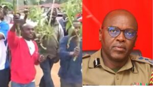 Nandi residents hold protests in defence of DIG Eliud Lagat