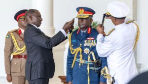 President William Ruto has made a raft of senior promotions and appointments within the Kenya Defence Forces (KDF).