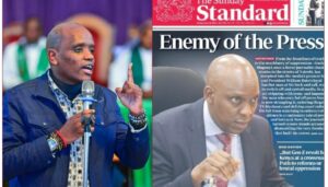 Dennis Itumbi, has taken on The Standard newspaper over its editorial on the Communications Authority of Kenya (CA) director general David Mugonyi.