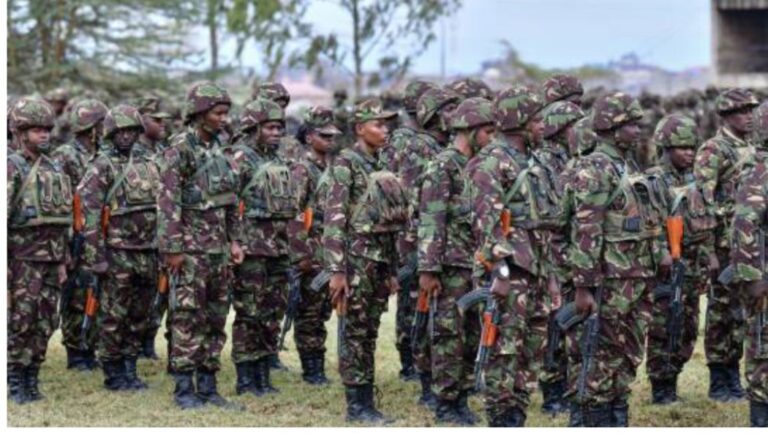 KDF soldiers to start paying for meals as oov't ends food subsidy program
