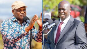 Rigathi Gachagua has lashed out at President William Ruto’s aide Farouk Kibet over his recent remarks directed at Wiper Party leader Kalonzo Musyoka