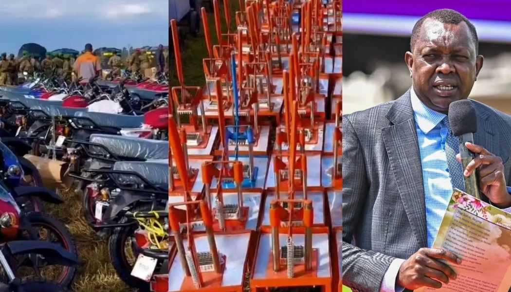 Kapseret MP Oscar Sudi has revealed that he and his friends raised Ksh45 million to purchase essential goods for distribution across the constituency.