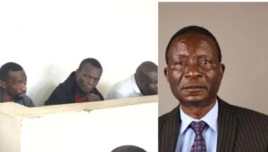 A suspect in Kasipul MP murder case threatens to kill state prosecutor during a court appearance.