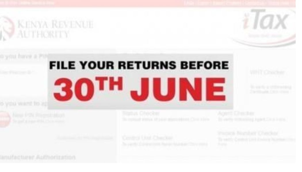 The Kenya Revenue Authority (KRA) has extended the deadline for filing tax returns by 24 hours, following technical issues experienced on Monday, June 30.