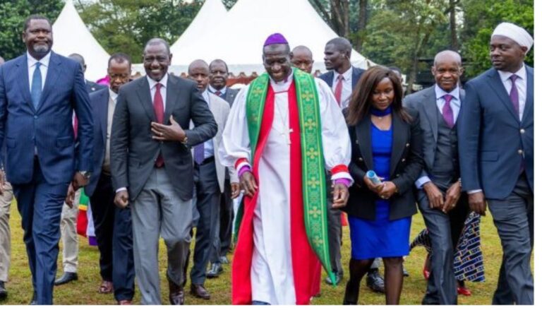 Ruto on Sunday, July 6, responded to criticism from the Anglican Church of Kenya's Archbishop Jackson Ole Sapit over the decision to construct a church within State House, Nairobi.