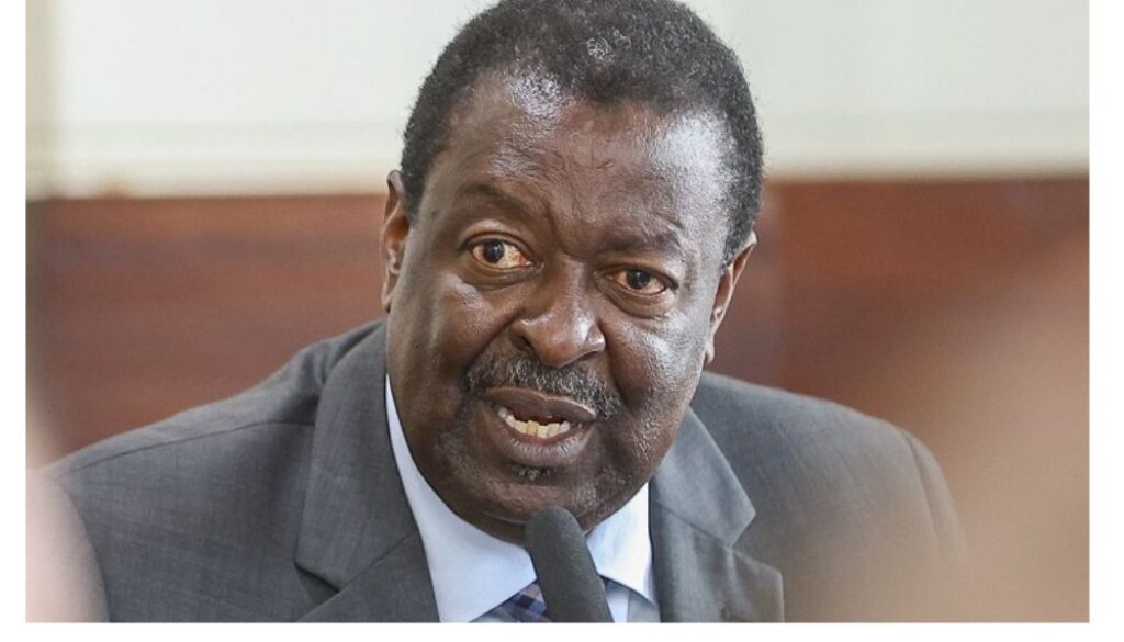 Musalia Mudavadi has drawn sharp criticism from a section of Kenyans following his condolence message to victims of the recent floods in Texas, United States.