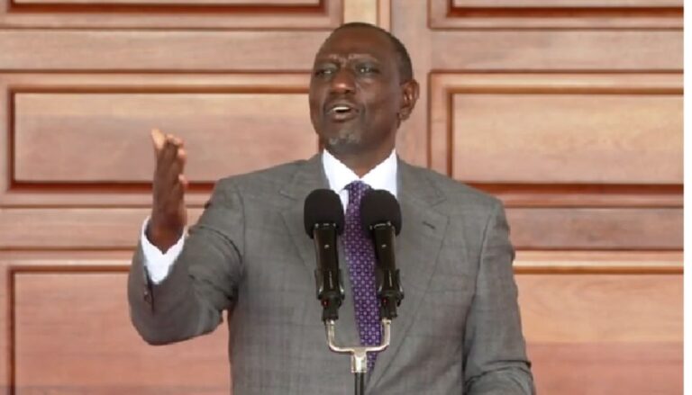 President William Ruto has faulted a court order barring the use of police road barricades during demonstrations.