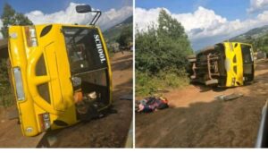 At least 11 pupils from Hills Valley Academy in Ngong, Kajiado County, sustained injuries on Friday evening after their school bus was involved in a road accident.