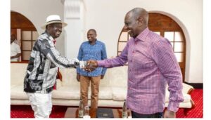 Raila Odinga has made a surprising announcement: he has committed to supporting President William Ruto through the remainder of the term, up to 2027