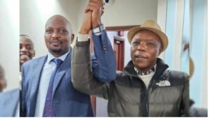 Moses Kuria addresses viral photo with Former Mungiki leader Maina Njenga