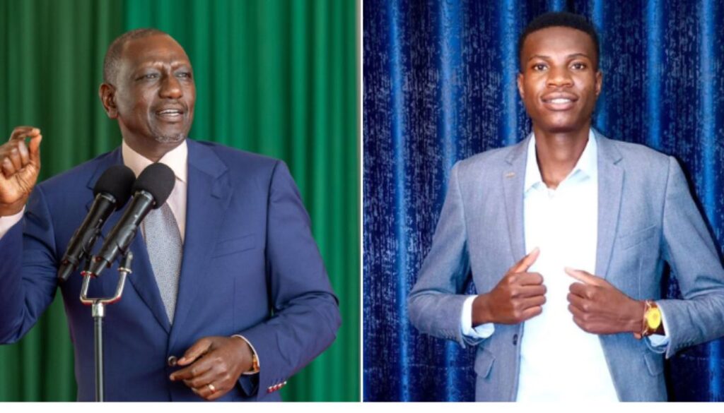 President William Ruto has donated Ksh1 million to the family of late comedian Zakaria Kariuki alias KK Mwenyewe.