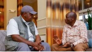 Former Interior Cabinet Secretary Fred Matiang'i has had a meeting with former Deputy President Rigathi Gachagua in the US.