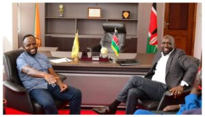 Trans Nzoia Governor George Natembeya on Monday, July 28, welcomed Interior Cabinet Secretary Kipchumba Murkomen to the county during the ongoing Jukwa la Usalama tour.