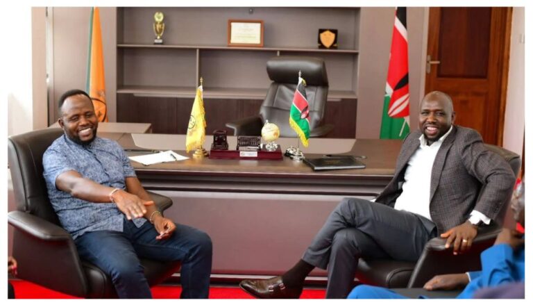 Trans Nzoia Governor George Natembeya on Monday, July 28, welcomed Interior Cabinet Secretary Kipchumba Murkomen to the county during the ongoing Jukwa la Usalama tour.