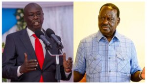 Rigathi Gachagua has fired back at Orange Democratic Movement (ODM) leader Raila Odinga following his remarks that he is not the solution to Kenya’s problems.