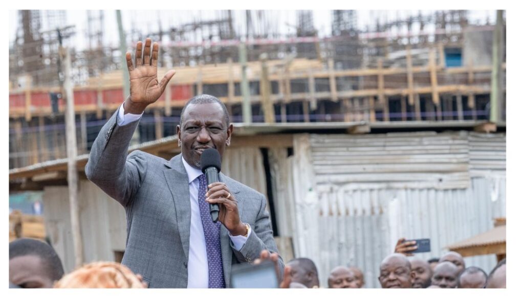 President William Ruto has ordered the immediate withdrawal of police officers stationed at a contested piece of land in Baba Dogo, Nairobi.