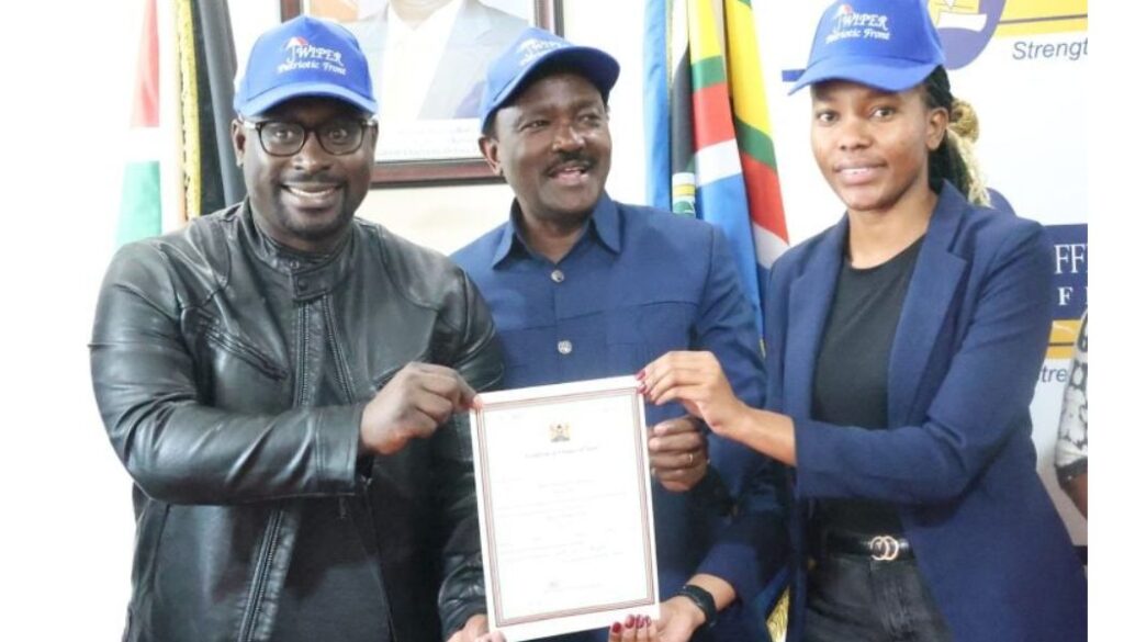 Wiper leader Kalonzo Musyoka has officially rebranded his political outfit from the Wiper Democratic Movement to the Wiper Party Front,