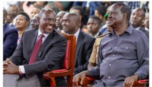 Raila Odinga has defended his decision to support President William Ruto's administration, saying the move prevented Kenya from becoming a failed state.