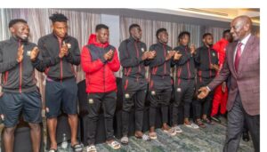 President Ruto has pledged Ksh2.5 million and a two-bedroom house to Harambee Stars players for wins in the upcoming games.