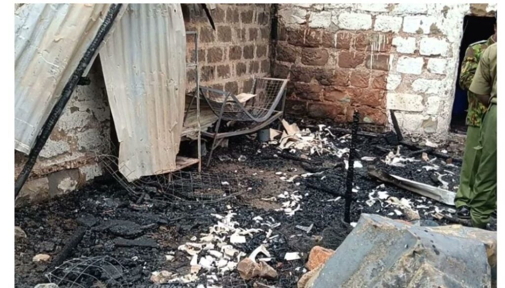 Kirinyaga man kills wife and two children, sets house on fire
