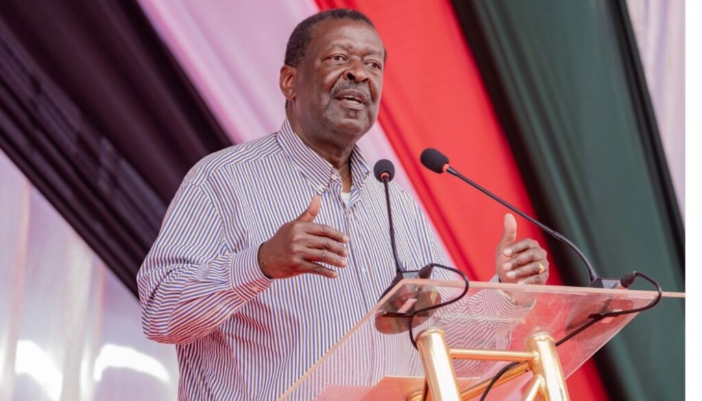 Mudavadi has urged Kenyans not to gamble with the 2027 General Election, insisting that President William Ruto is the surest bet for re-election.