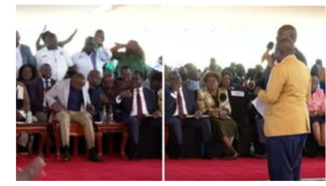 Teachers heckle KUPPET Secretary General Akello Misori at Ruto's State House meeting
