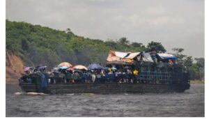 At least 107 people killed in Congo as whaleboat sinks in river
