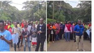 Land Ministry responds to locals who protested outside Raila Odinga's home over Kibiko land.