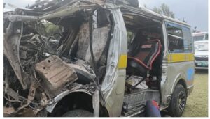 Thirteen people have died on the spot in a road accident on Sunday afternoon near Kikopey, Gilgil, along the Nakuru-Nairobi highway.