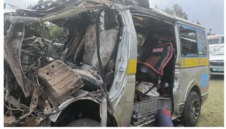 Thirteen people have died on the spot in a road accident on Sunday afternoon near Kikopey, Gilgil, along the Nakuru-Nairobi highway.