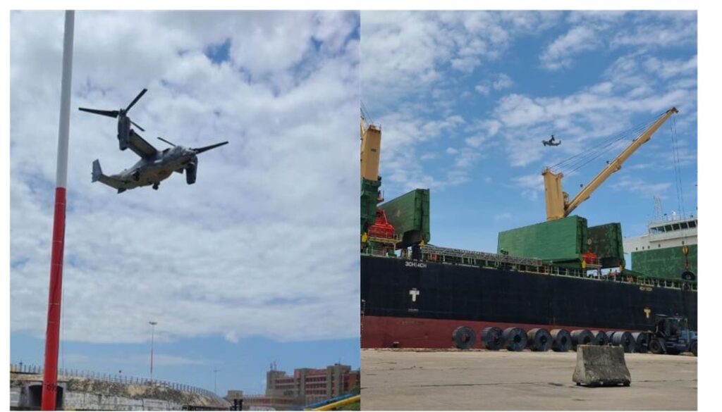 U.S. Embassy explains why military plane was spotted flying into Mombasa Port