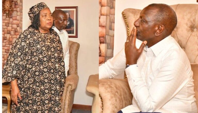President Ruto condoles with Raila’s family at Karen
