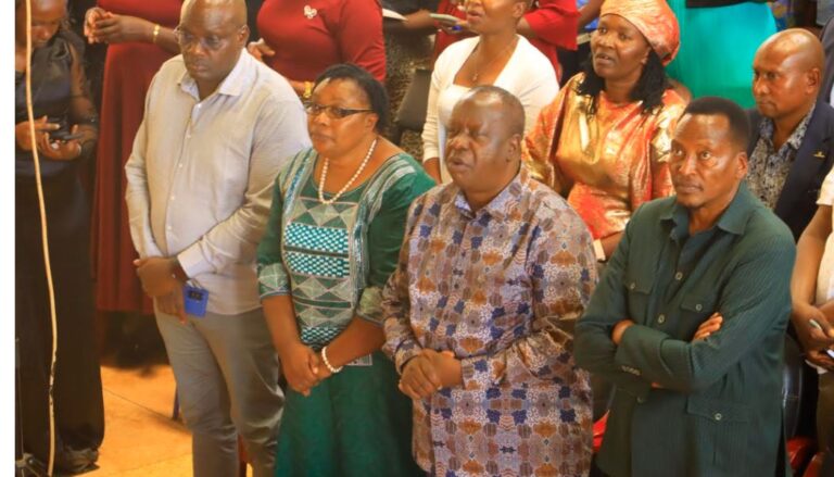 Fred Matinag’i has urged leaders from the Nyanza region to remain united following the passing away of former Prime Minister Raila Odinga.