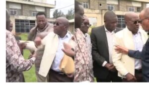 Senator Khalwale loses cool, gets physical on Kakamega County official